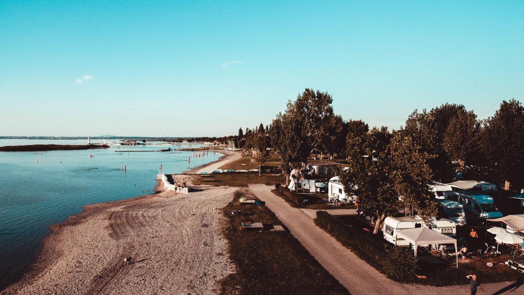 Mobile Homes Direkt Am Strand Des Neusiedler Sees 포돌스돌프앰씨 외부 사진
